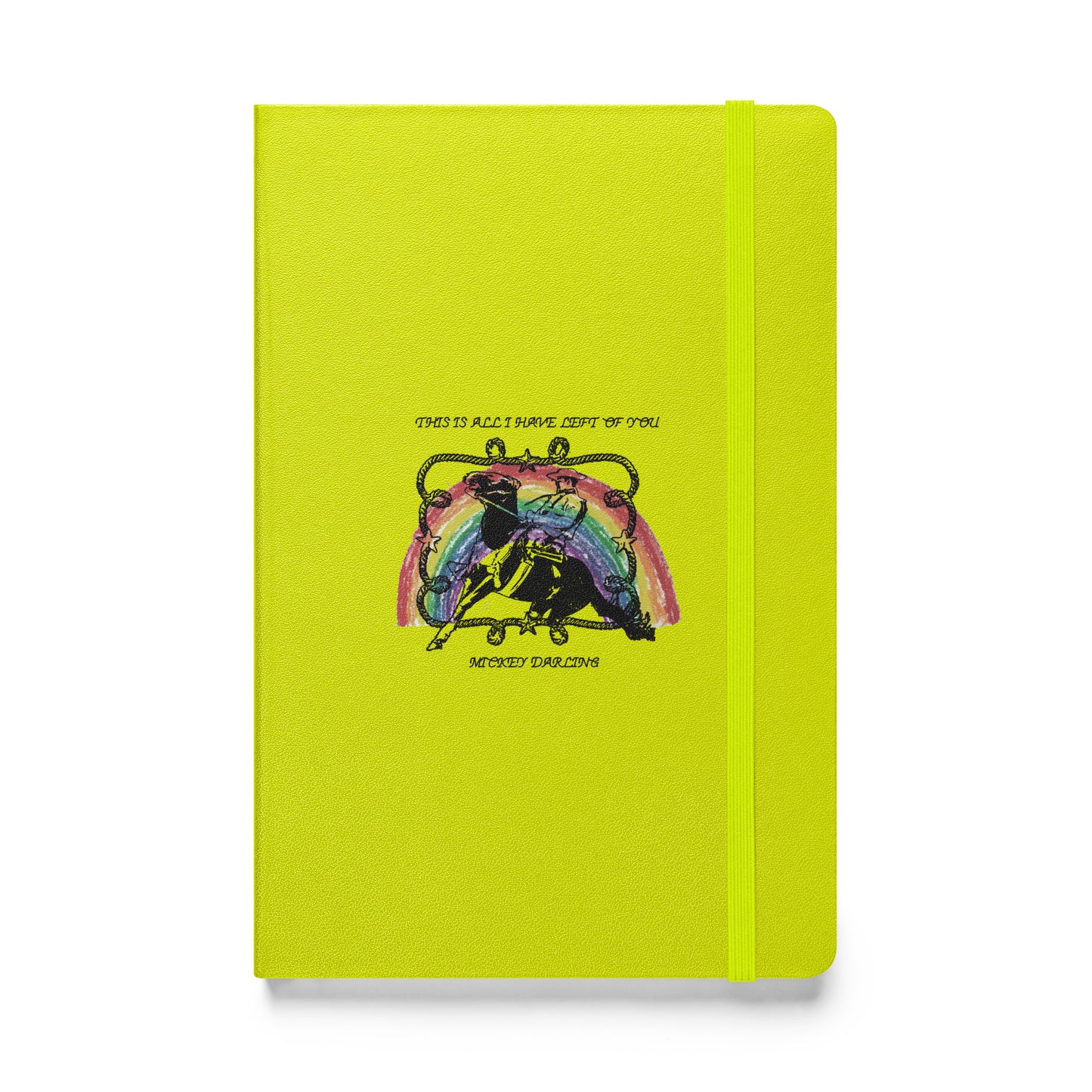 Hardcover bound notebook